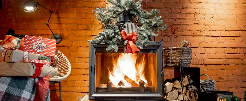 Travis Industries Linear Gas Fireplace Installation in Vandalia, Ohio