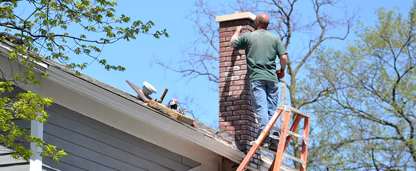 Vinyl and PVC Chimney Flashing Installation in Vandalia, OH