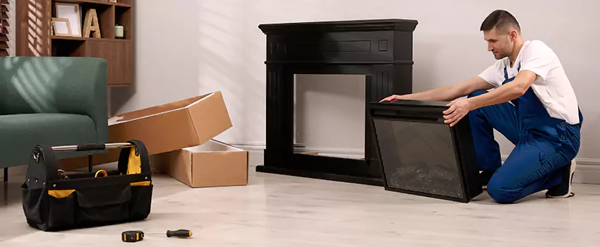 Old Rusted Metal Fireplace Repair And Replacement in Vandalia, OH